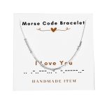 I Love You-Morse Code Necklaces
